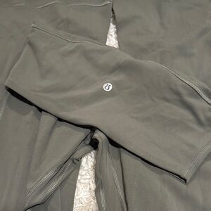 Lululemon Army Green Mini Flare Align Leggings